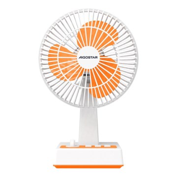 Aigostar - Asztali ventilátor 6W/USB