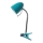 Aigostar -  Csipeszes asztali lámpa 1xE27/11W/230V kék/króm