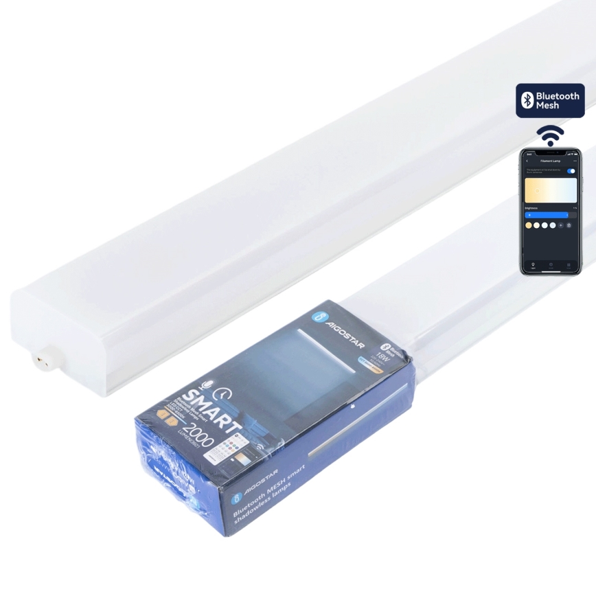 Aigostar - Dimmelhető LED fénycsöves lámpatest MESH LED/18W/230V 3000-6500K