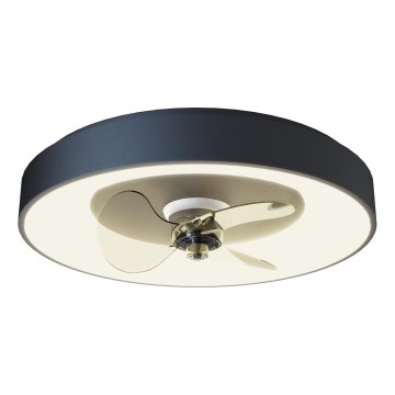 Aigostar - dimmelhető LED mennyezeti ventilátor LED/40W/230V 2700-6500K 48 cm + távirányító fekete