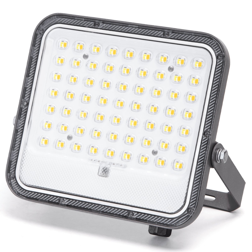 Aigostar - Fényerőszabályozható napelemes LED-reflektor 100W/3,4V 3000/4000/6500K IP66 8000 mAh + távirányító
