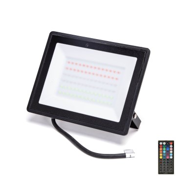 Aigostar - dimmelhető RGBW LED-reflektor 50W/230V IP65 + távirányító