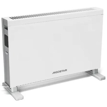 Aigostar - Elektromos konvektor LCD-kijelzővel ECO/1250/2000W/230V + távirányítóval
