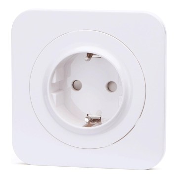 Aigostar - Fali aljzat kerettel SCHUKO 250V fehér