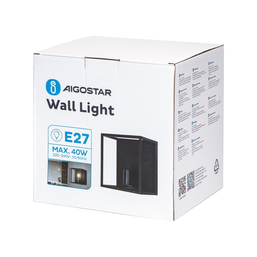 Aigostar - Fali lámpa 1xE27/40W/230V