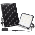 Aigostar - Fényerőszabályozható napelemes LED-reflektor 100W/3,4V 3000/4000/6500K IP66 8000 mAh + távirányító