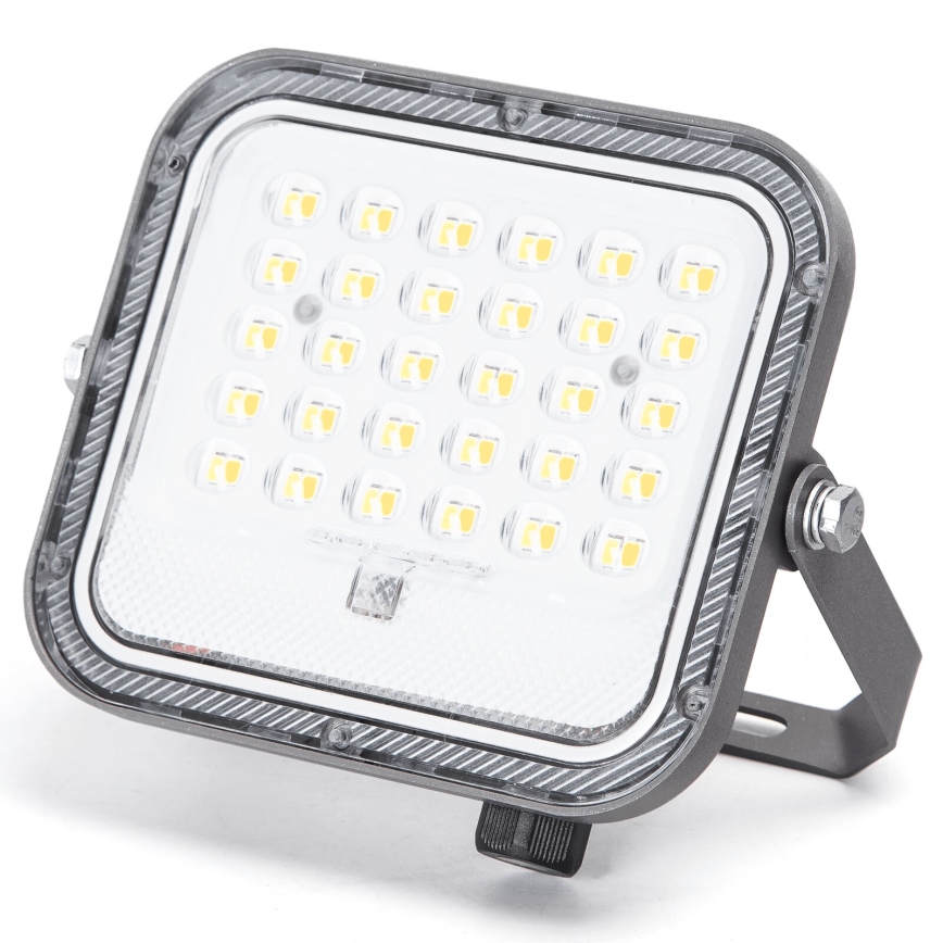 Aigostar - LED Dimmelhető napelemes reflektor LED/50W/3,4V 3000/4000/6500K IP66 4000 mAh + távirányító