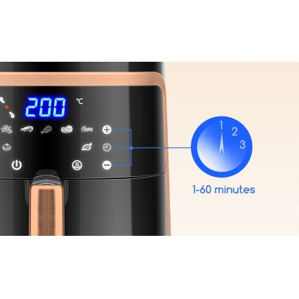 Aigostar - Forró levegős sütő 7l 1900W/230V