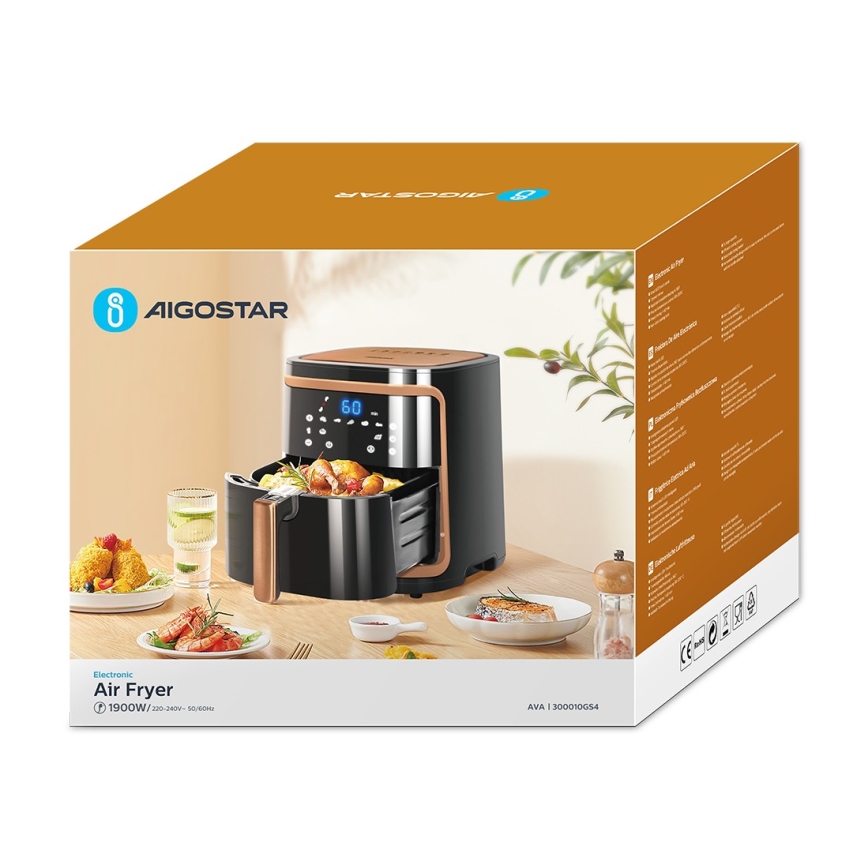 Aigostar - Forró levegős sütő 7l 1900W/230V