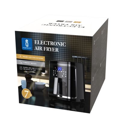 Aigostar - Forrólevegős sütő 7l 1900W/230V/60perc