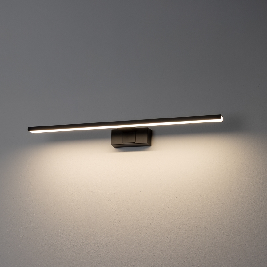 Aigostar - Fürdőszobai LED tükörvilágítás LED/12W/230V 4000K 60 cm IP44 fekete