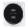 Aigostar - keret nélküli USB tápcsatlakozó 2x USB-A fekete