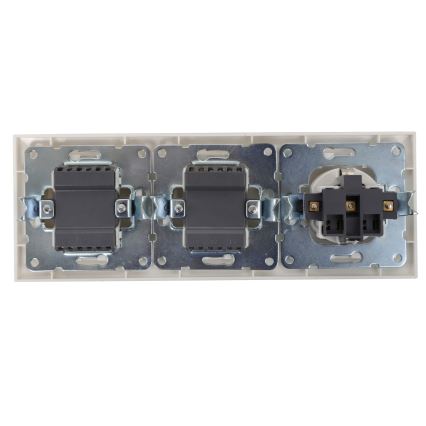 Aigostar - KÉSZLET 2x Kapcsoló aljzattal 1x16A/250V SCHUKO