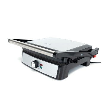 Aigostar - Kontaktgrill 2200W/230V fekete/rozsdamentes acél