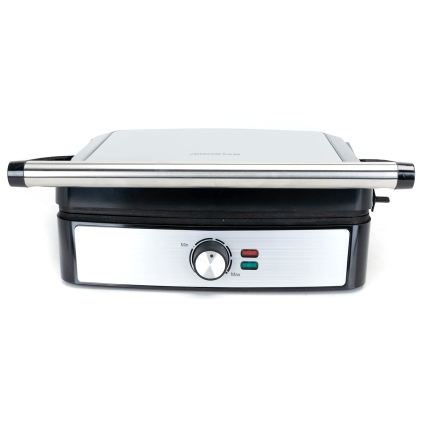 Aigostar - Kontaktgrill 2200W/230V fekete/rozsdamentes acél