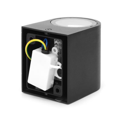 Aigostar - Kültéri fali lámpa 1xGU10/35W/230V fekete IP54