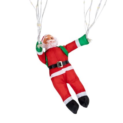 Aigostar - Kültéri karácsonyi LED dekoráció, 3×AA elemmel, IP44 védettség, Télapó