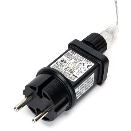 Aigostar - Kültéri LED füzér, 200 db LED, 8 üzemmód, 23 m, IP44, meleg fehér