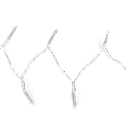 Aigostar - LED kültéri karácsonyi fényfüzér 100xLED/8 funkció 3xAA 10,3m IP44 színes