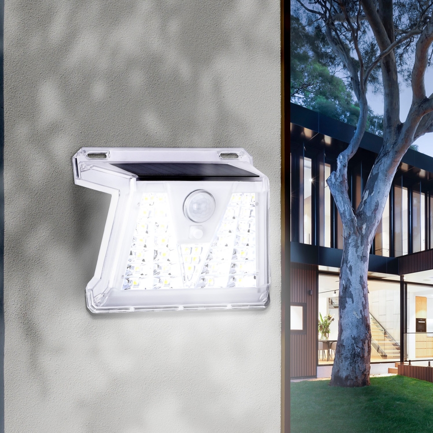 Aigostar - LED kültéri napelemes lámpa érzékelővel LED/1,48W/3,7V IP65 1200 mAh