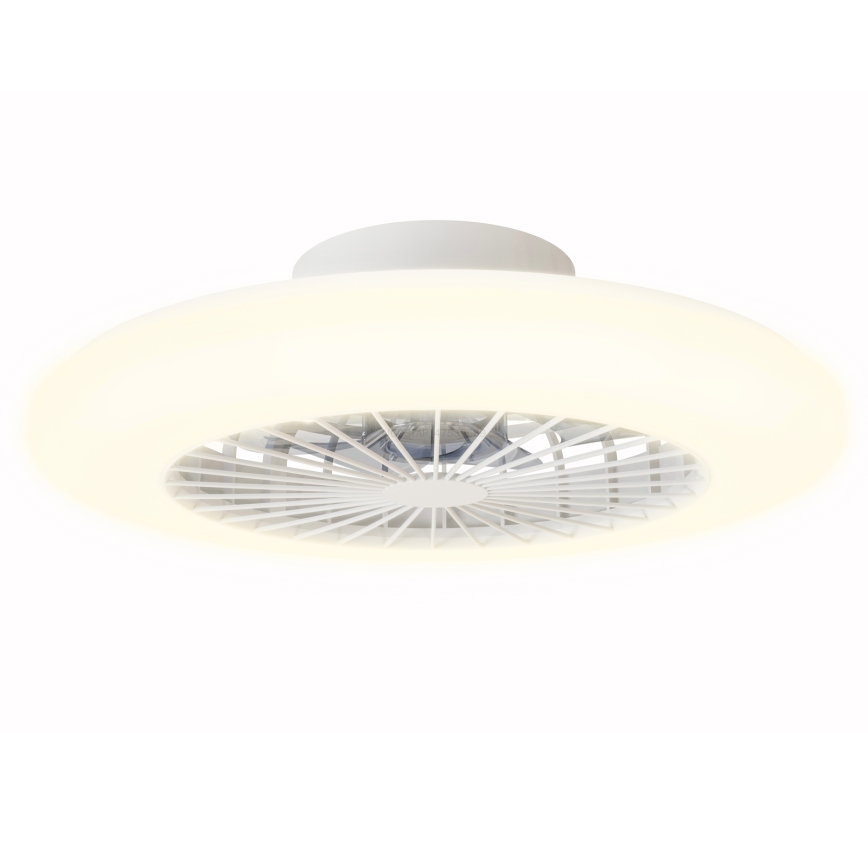 Aigostar - LED dimmelhető mennyezeti lámpa ventilátorral LED/40W/230V 2700-6500K átmérő 48,5 cm fehér + távirányító