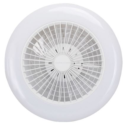 Aigostar - LED dimmelhető mennyezeti lámpa ventilátorral LED/40W/230V 2700-6500K átmérő 48,5 cm fehér + távirányító