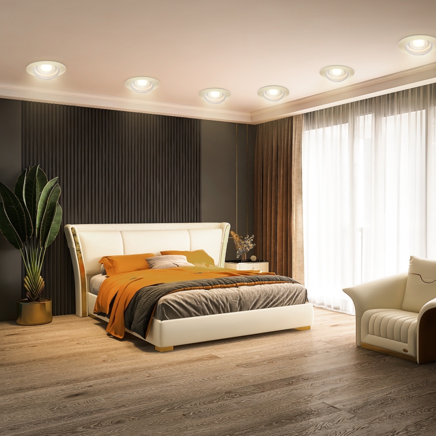 Aigostar - LED beépíthető lámpatest LED/5W/230V 4000K átm. 8,5 cm fehér