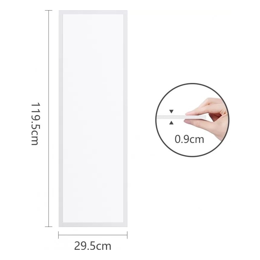 Aigostar - LED Beépíthető mennyezeti panel LED/40W/230V 4000K 30x120cm