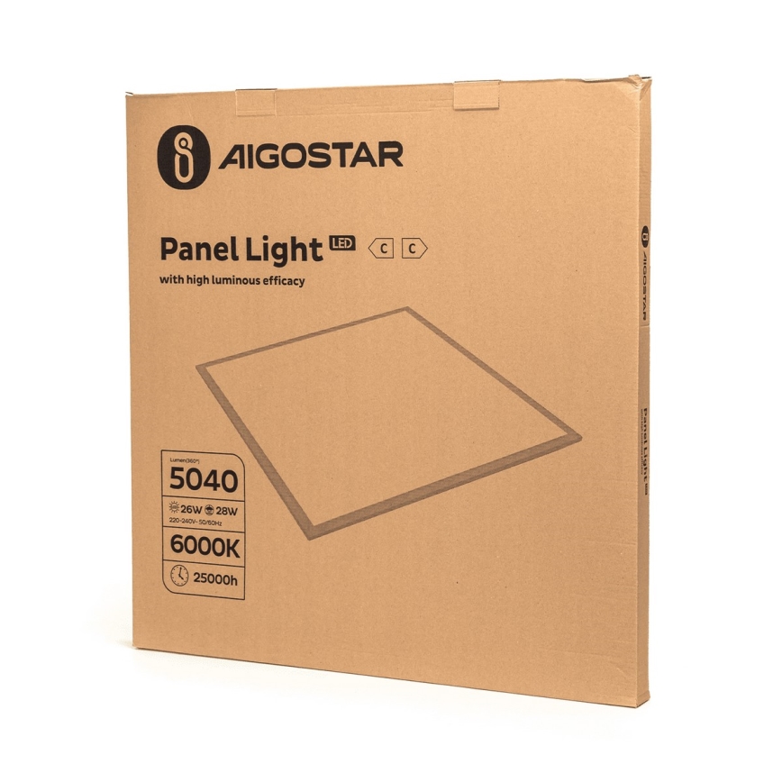 Aigostar - LED Beépíthető panel LED/28W/230V 60x60 cm 6000K