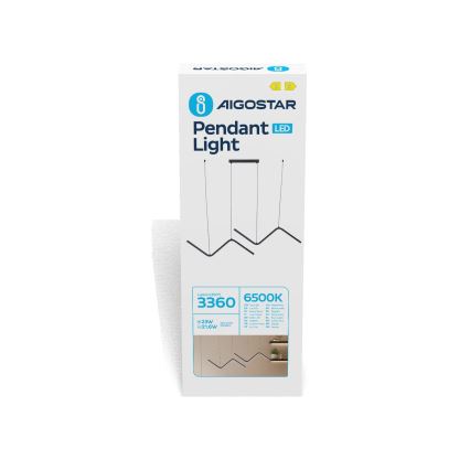 Aigostar - LED Csillár zsinóron LED/23W/230V 6500K