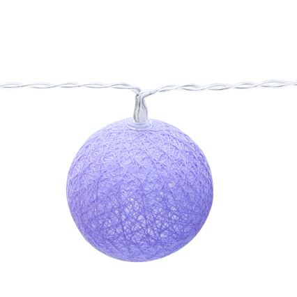 Aigostar - LED Dekoratív lánc 10xLED/2xAA 2m meleg fehér