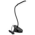 Aigostar - LED Dimmelhető asztali lámpa klipsszel LED/2,5W/5V fekete