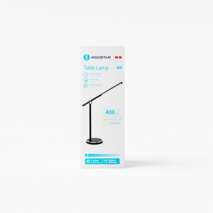 Aigostar - LED Dimmelhető érintős asztali lámpa LED/8W/230V 3000-6000K fekete