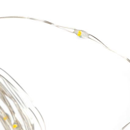 Aigostar - Dimmelhető LED karácsonyi fényfüzér 300xLED/8 világítási mód USB 6x3m meleg fehér + távirányító
