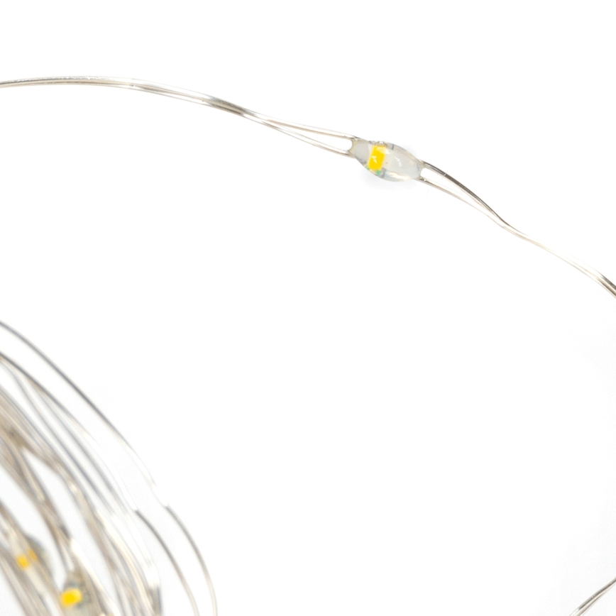 Aigostar - Dimmelhető LED karácsonyi fényfüzér 300xLED/8 világítási mód USB 6x3m meleg fehér + távirányító