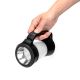Aigostar - LED Dimmelhető kemping zseblámpa 3in1 LED/3xAA fekete