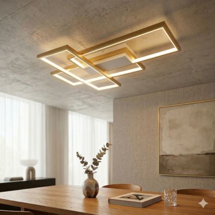 Aigostar - LED Dimmelhető mennyezeti lámpa LED/38W/230V 2700-6500K + távirányítás