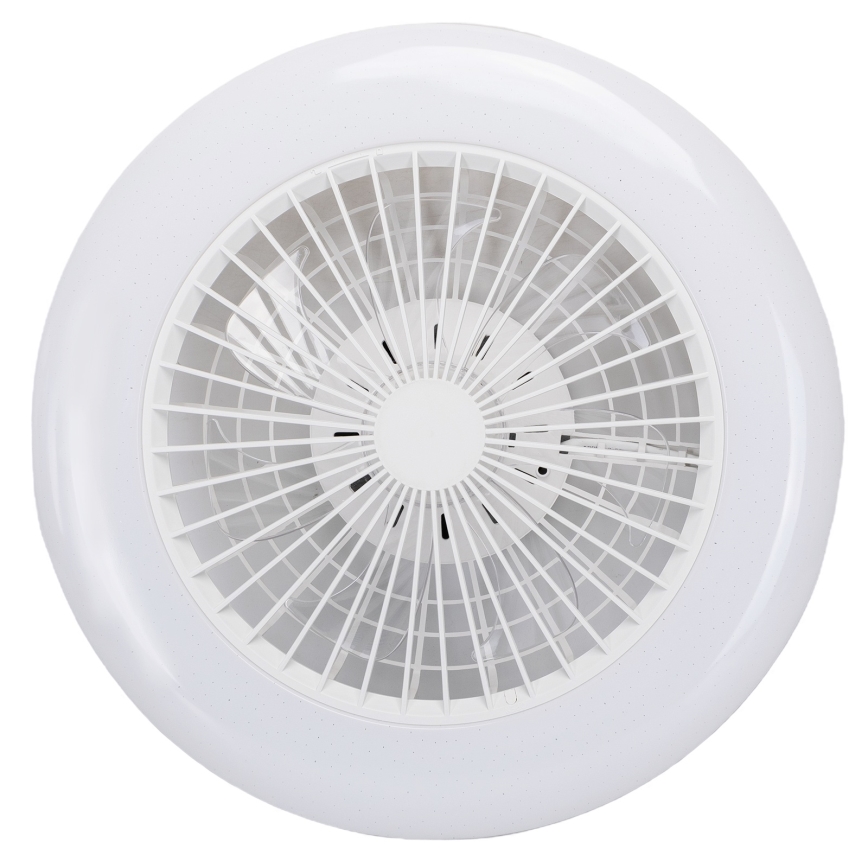 Aigostar - LED Dimmelhető mennyezeti lámpa ventilátorral MESH LED/40W/230V 2700-6500K fehér + távirányítás