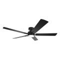 Aigostar - LED dimmelhető mennyezeti ventilátor LED/20W/230V 2700-6500K 132cm fekete + távirányító