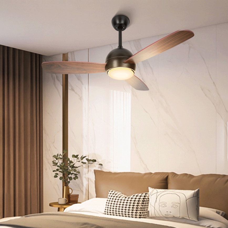 Aigostar - LED Dimmelhető mennyezeti ventilátor LED/24W/230V 2700-6500K 106,6 cm + távirányítás