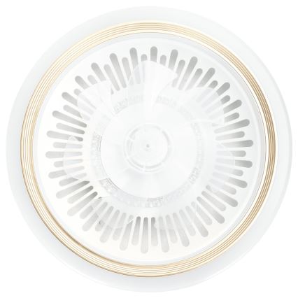 Aigostar - LED Dimmelhető mennyezeti ventilátor LED/40W/230V 2700/4000/6500K átm. 50 cm + távirányítás fehér