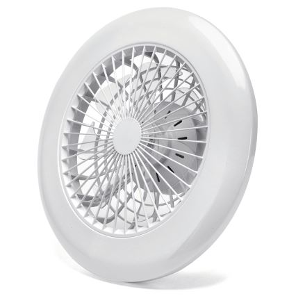Aigostar - LED Dimmelhető mennyezeti ventilátor LED/40W/230V 2700-6500K átm. 49 cm + távirányítás fehér