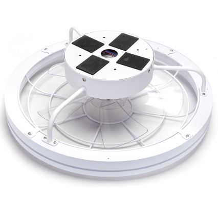 Aigostar - LED Dimmelhető mennyezeti ventilátor LED/40W/230V 2700-6500K átm. 48 cm + távirányítás fehér