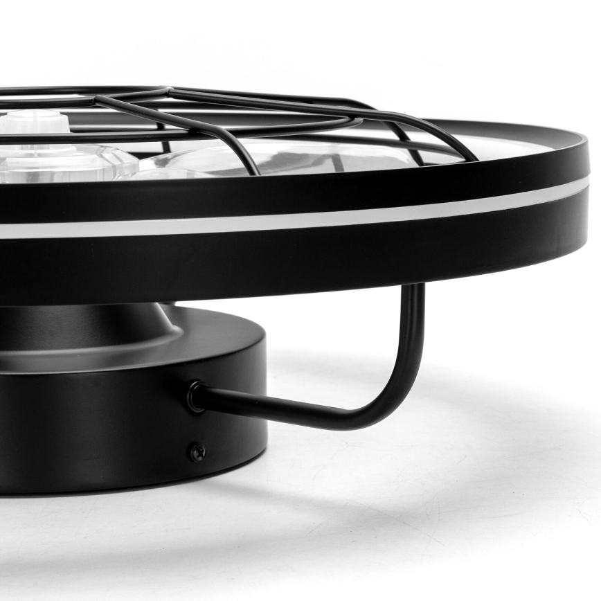 Aigostar - LED Dimmelhető mennyezeti ventilátor LED/40W/230V 2700-6500K átm. 48 cm + távirányítás fekete