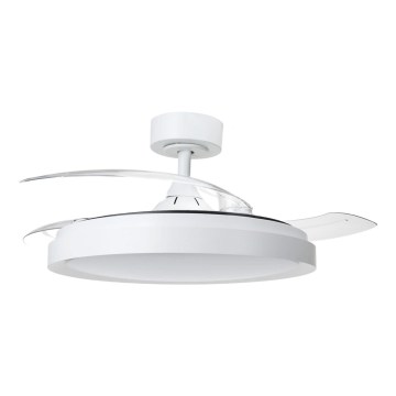 Aigostar - LED dimmelhető mennyezeti ventilátor LED/50W/230V 2700-6500K 106 cm fehér + távirányító