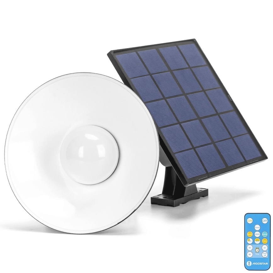 Aigostar - LED Dimmelhető napelemes csillár zsinóron LED/3,2V 3000K/4000K/6500K 5000 mAh IP65 + távirányítás