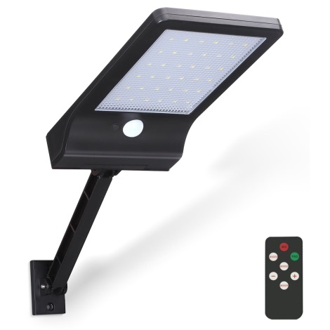 Aigostar - LED Dimmelhető napelemes lámpa érzékelővel LED/2,3W/5,5V IP65 + távirányítás