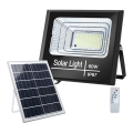 Aigostar - LED Dimmelhető napelemes reflektor LED/60W/3,2V 2000 mAh IP67 + + távirányító