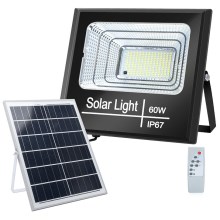 Aigostar - LED Dimmelhető napelemes reflektor LED/60W/3,2V IP67 + távirányító
