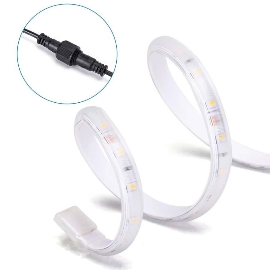 Aigostar - LED Dimmelhető napelemes szalag LED/1,6W/3,2V 3 m 1600 mAh 6500K IP65 + távirányítás